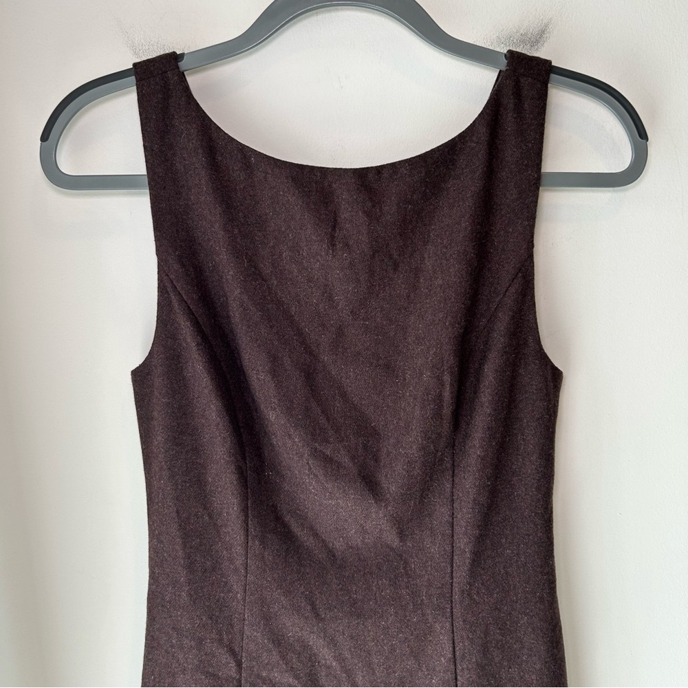 Reformation Willene Dress Brown Size 6 - Picture 5 of 11